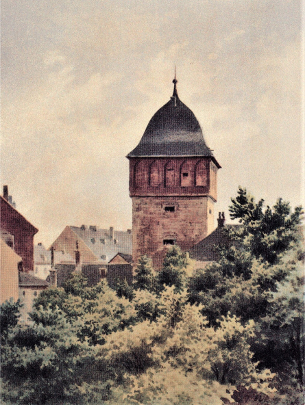 Blick auf den Roten Turm